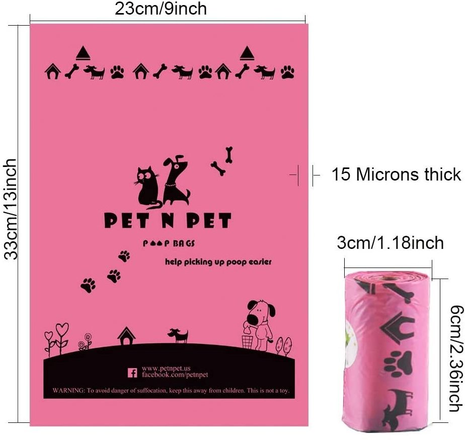 Eco Friendly Waste Travel Customized Design Biodegradable Plastic Potty Grooming Sets Pet Waste Doggie Dog Poop Bags