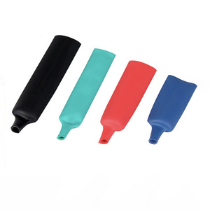 Flexible Electrical Insulation Heat Shrink Tubing silicone rubber tube black gray red shrinkage sleeve 1.7:1 2:1