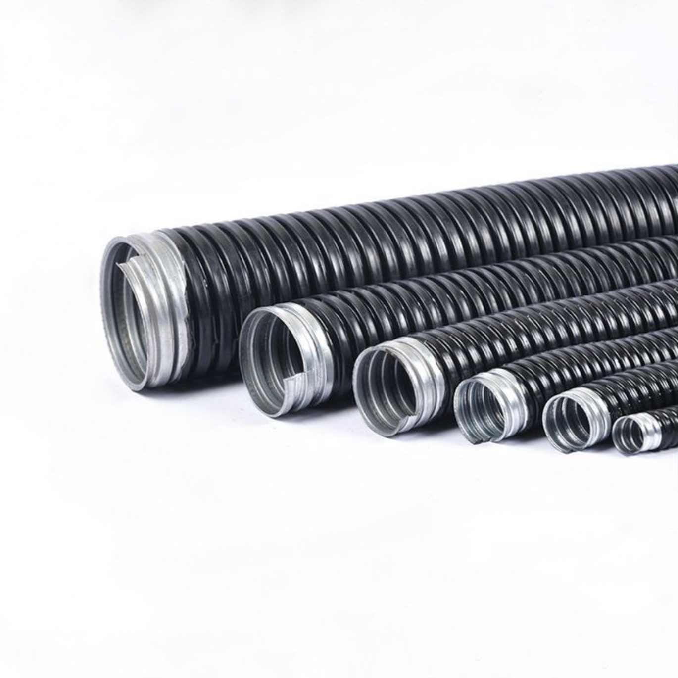 10mm 15mm 20mm 25mm 32mm 38mm  1/2 3/4 2 3 4 inch pvc coated galvanized gi flexible metal corrugated electrical conduit pipes