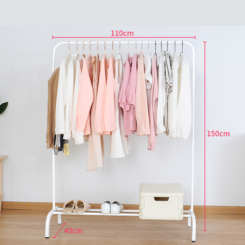 Multifunction Cloth Holder Stand Organizer Rod Shoes Boot Storage Shelf Garment Display Rack