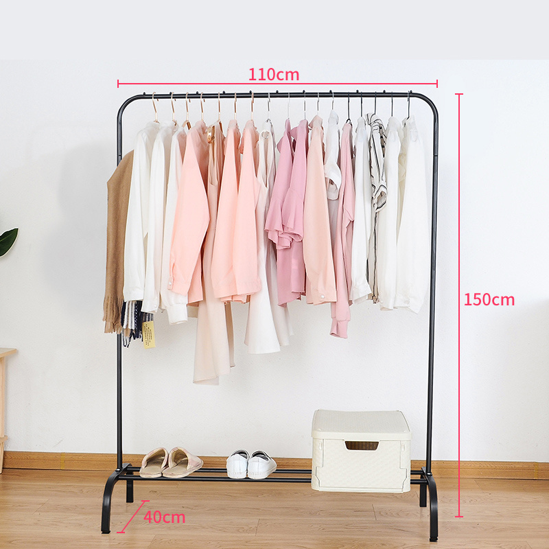 Multifunction Cloth Holder Stand Organizer Rod Shoes Boot Storage Shelf Garment Display Rack