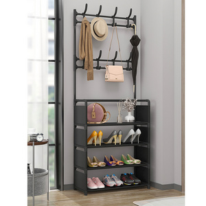 Living Room Bedroom Doorway Minimalist Shoe Rack Clothes Display Rack