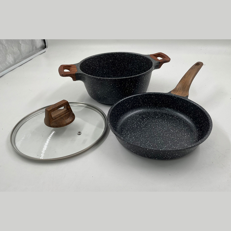 Wholesale Non Stick  Multi Functional Cookware Sets Wok Pan Pot Cooking Pots Set For Kitchen