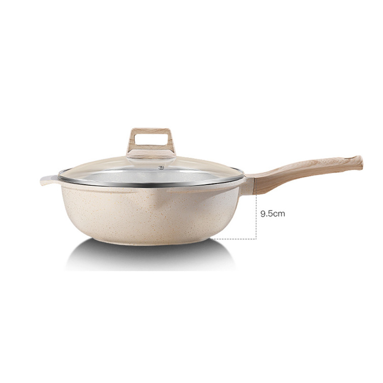 Frying Pans 11/12.6 Inch Nonstick Pan With 100% APEO&PFOA-Free Stone Coating