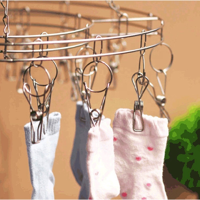 High Quality 20 Pegs Hanger Rack For Drying Underwear Clothes Socks Dryer Rack