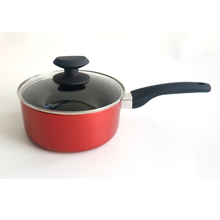 Aluminum High Quality Nonstick Sauce Pan With Induction Bottom Or Sprial Bottom Cookware Set