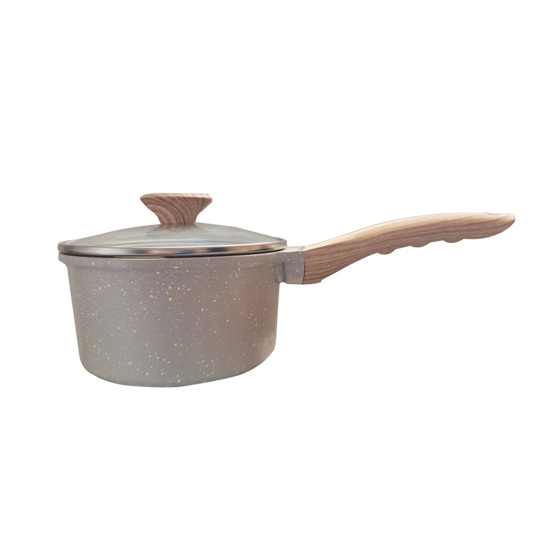 Mini Milk Heating Pot Non-stick Small Saucepan with Lid