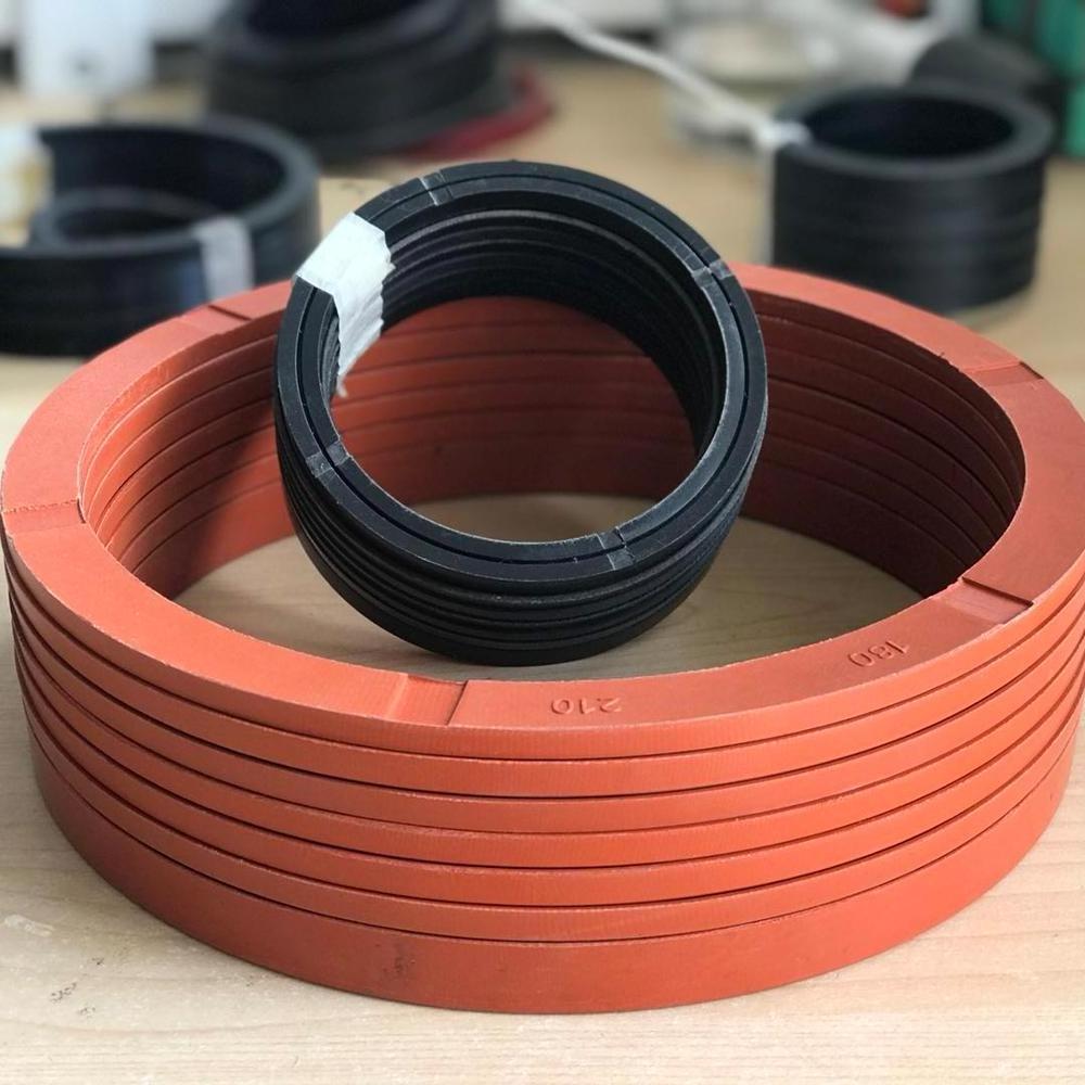 Vee pack seal , hydraulic oil seal , fabric oil seal custom rubber seal