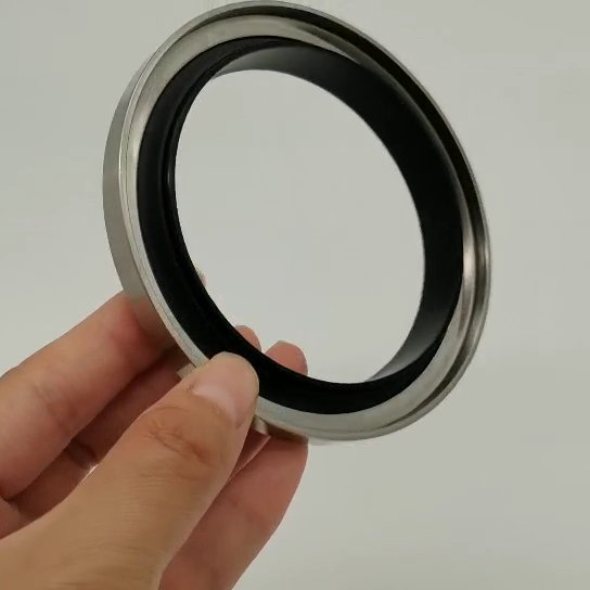 High temperature and corrosion resistance PTFE Stainless Steel Rotary Lip Air Compressor PTFE Oil Seal Shaft Seal