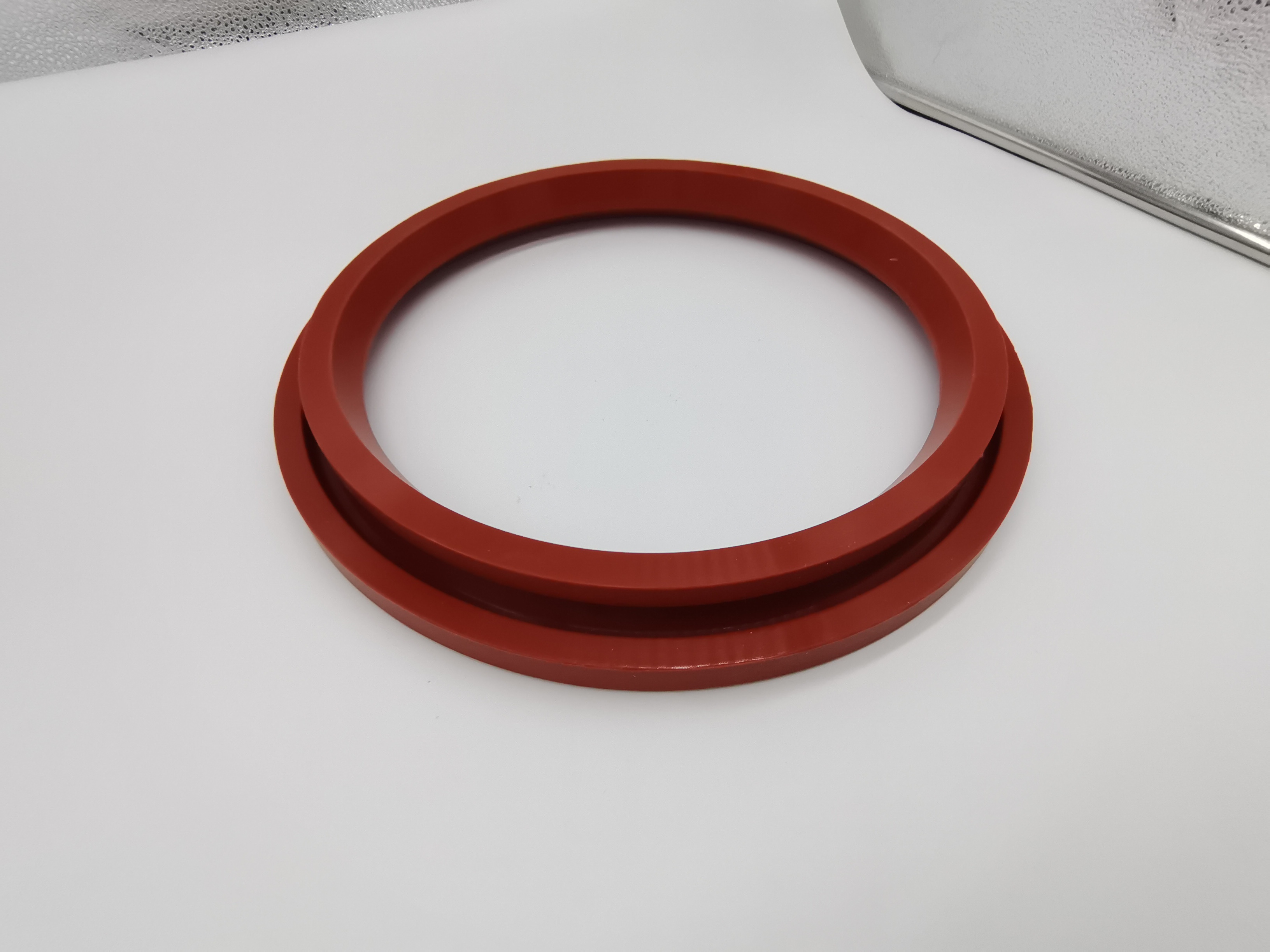 High temperature resistant silicone gasket for steel mills