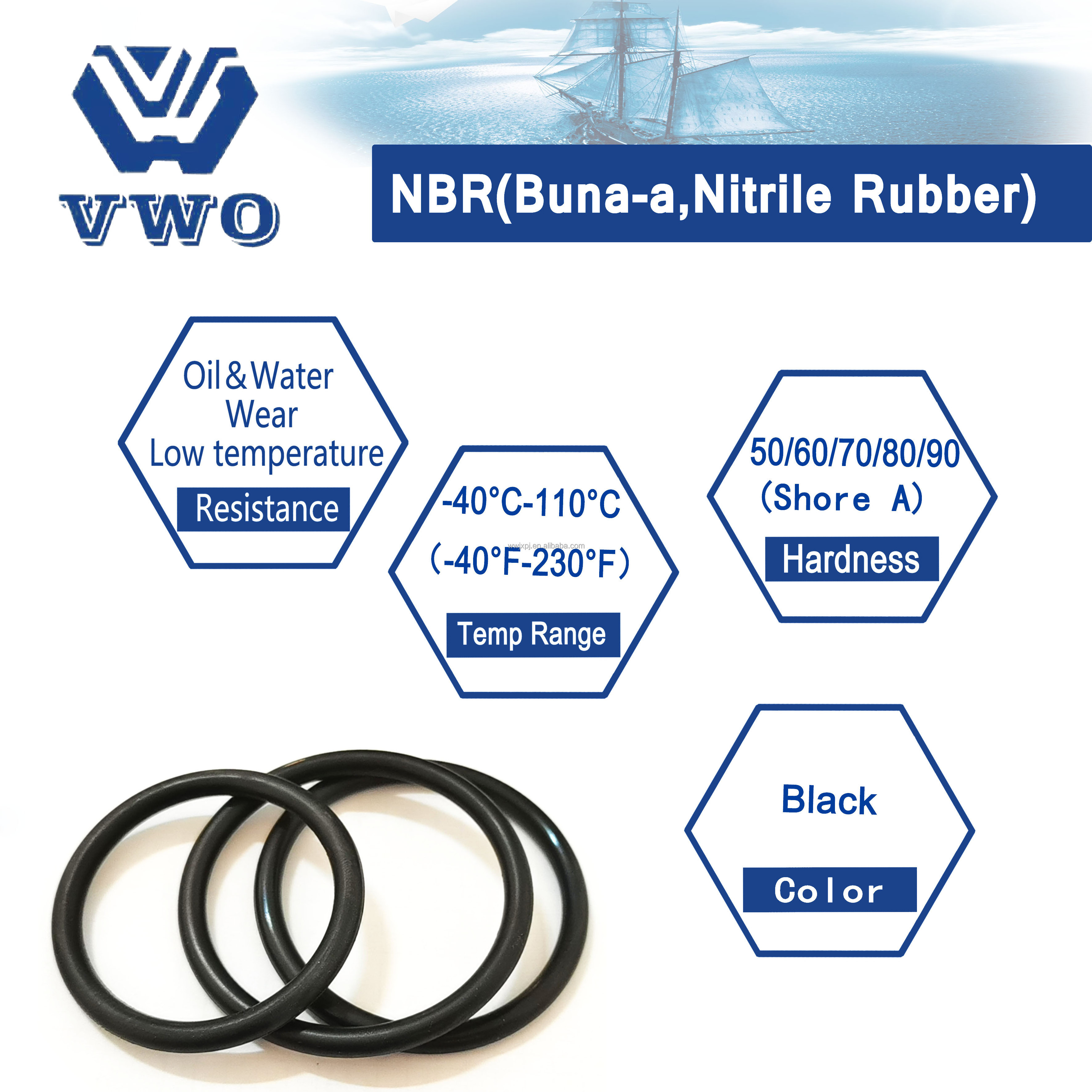 Manufacturer rubber o ring/oring/o-ring with All sizes  from China