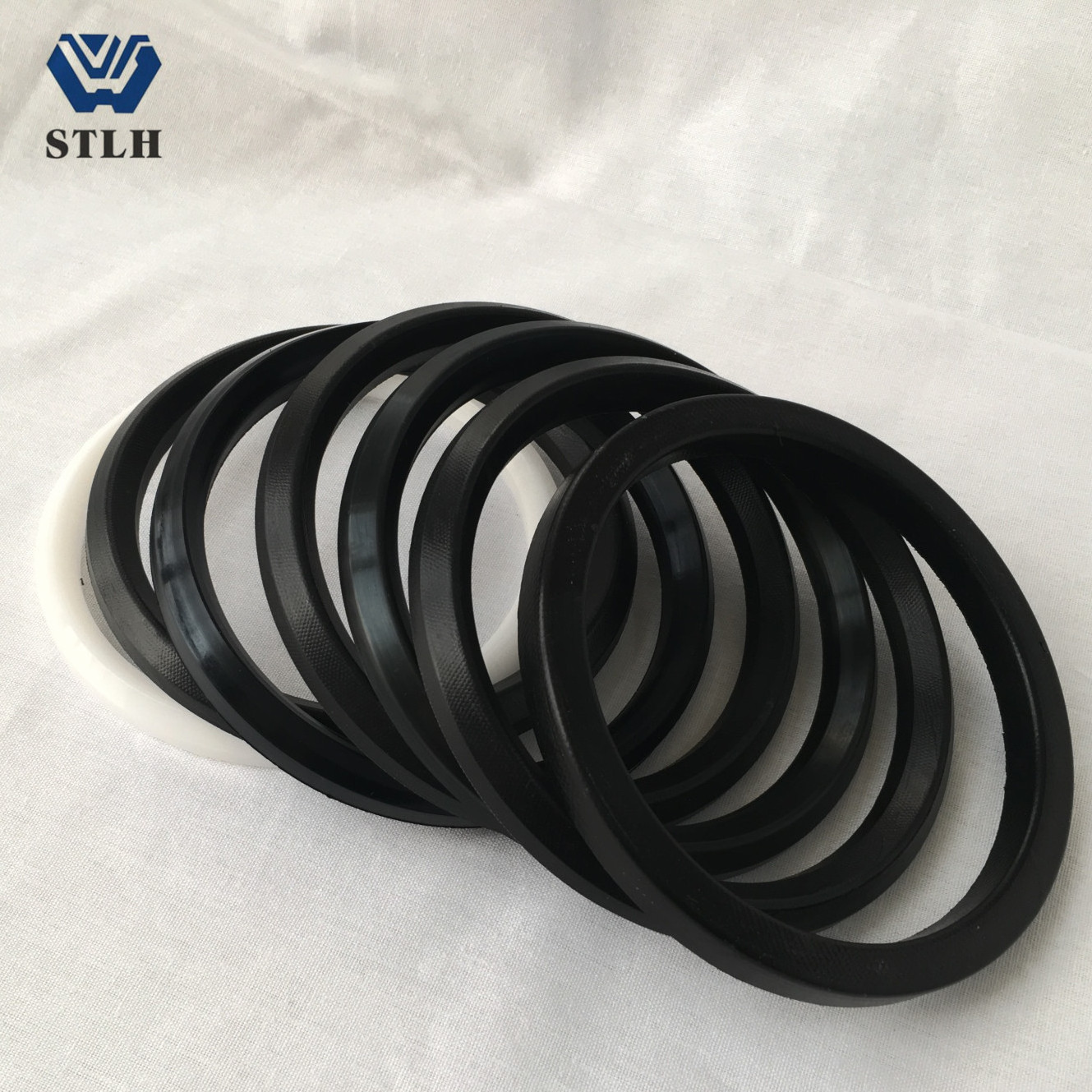 Oil seal high pressure jetting machine  hydraulic cylinder V packing seal  rubber Fabric oil seal