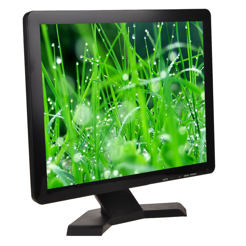 Custom Logo 17 Inch Square Screen 4:3 TFT LED BNC CCTV Monitor with HD AV Input