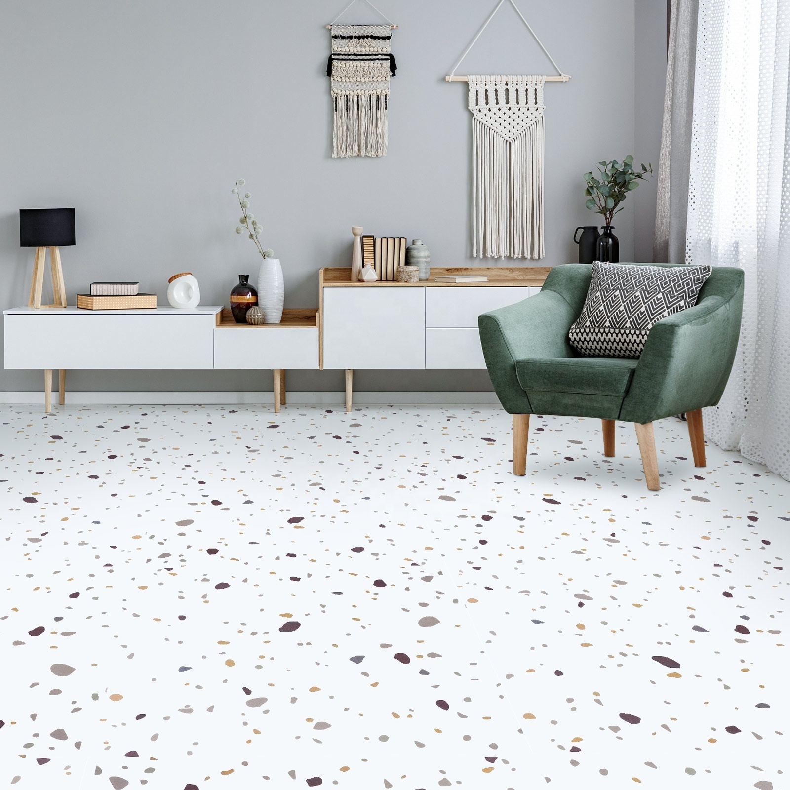 Luxury lvt self-adhesive floor 30cm pvc dry back glue down plastic vinyl flooring tile with glue kitchen backsplash