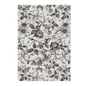 Peel and Stick Wallpaper Floral Wall Paper white black Wallpaper for Bedroom Vintage Wallpaper for Kitchen Vinyl Waterproof