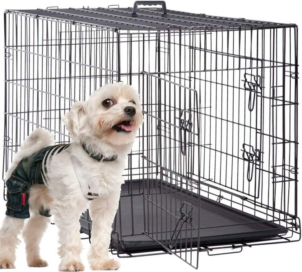 pet crates extra xxl large   big strong metal iron large size stainless steel foldable heavy duty dog cage and kennels