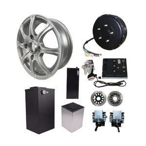 Durable Ip54 Protection 6kw Lithium Battery Pack Hub Motor Kit Electric Car Conversion Kits