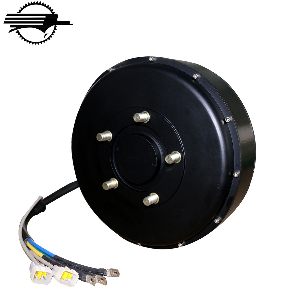 Support OEM Electric Car Motor Kit 48v 72v 96v 6000w Double Axis Brushless Dc Hub Motor For Sale