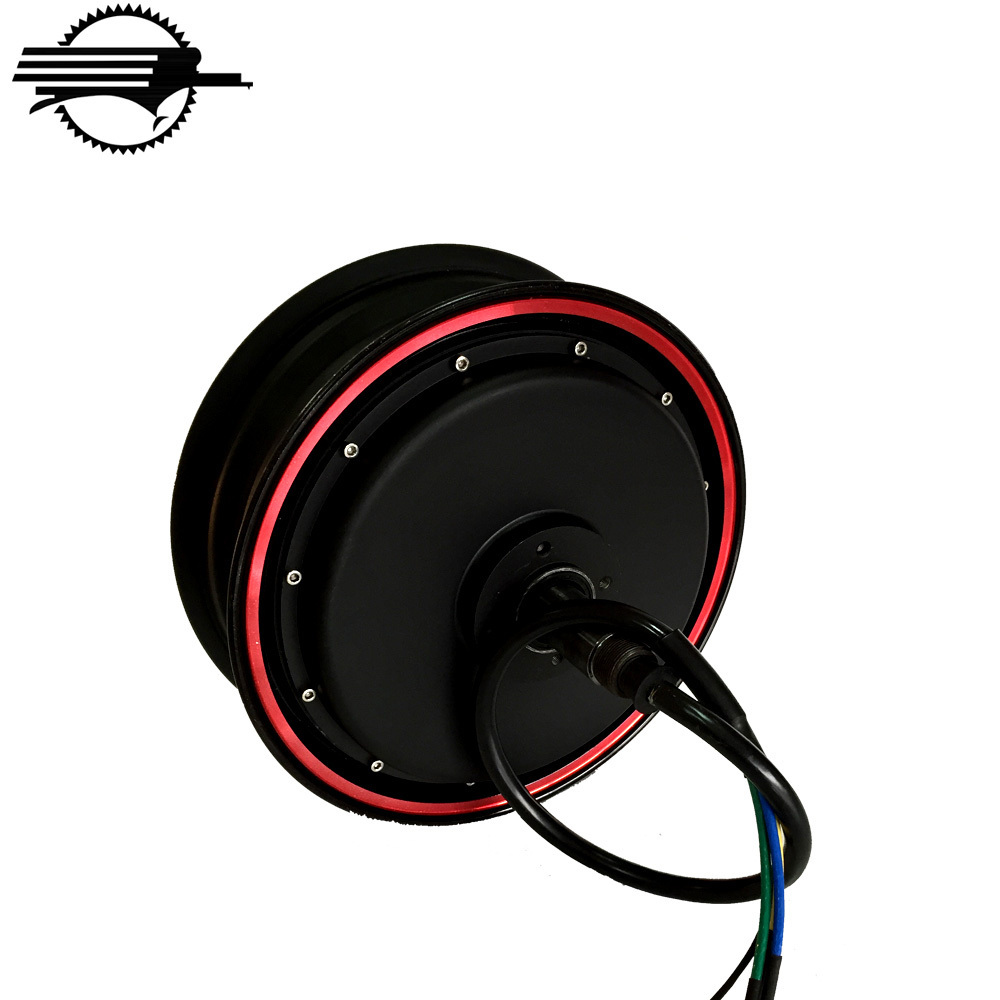 High Speed 96V 5000W Electric Car Brushless Dc Wheel Hub Motor