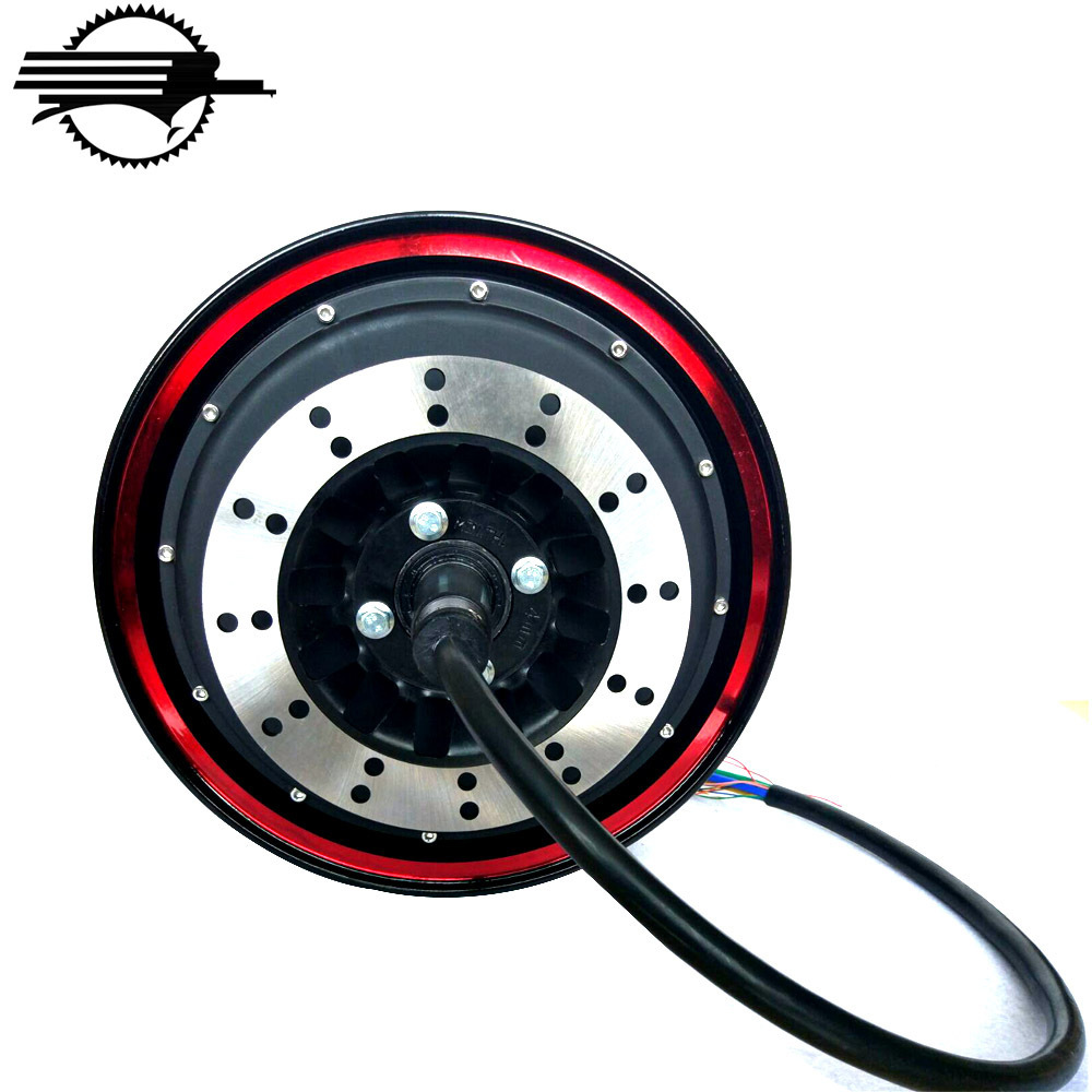 High Speed 96V 5000W Electric Car Brushless Dc Wheel Hub Motor