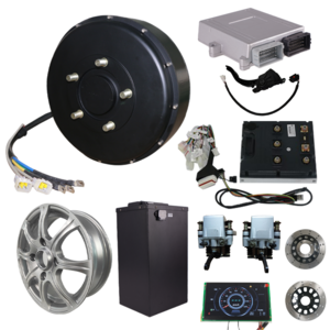 4kw Electric Car Convertion Motor Kits Lithium Battery Pack Motor Controller Dc Brushless Hub Motor System For Sale