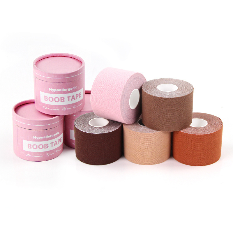 7.5CM Breathable Boob Tape Elastic Strong Adhesive Breast Lift Tape for Big Cups