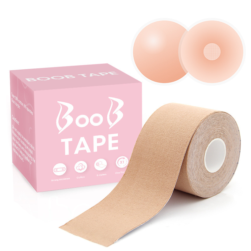 Waterproof Push Up Invisible Body Tape 3 Inch Sticky Breast Boob Tape for Large Breasts