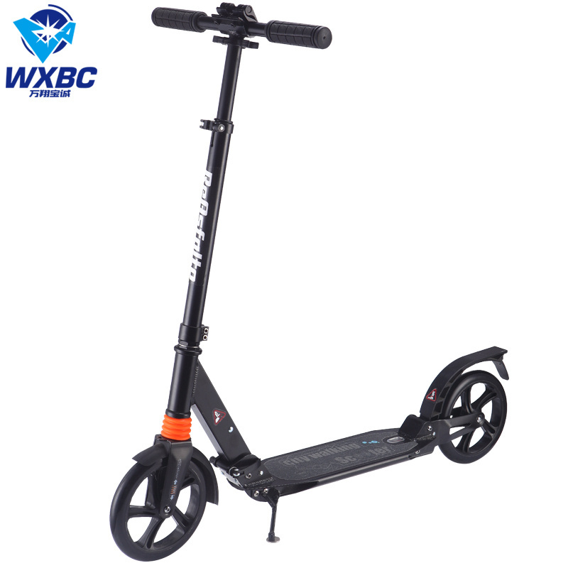 Double kick pedal 2 wheel Hand Brake Kick Scooter Foot Pedal Scooter For Sale Cheap