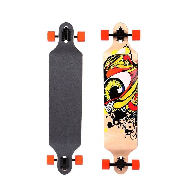 Manufacturer Direct Sale Freestyle Design High Quality Longboard Skateboard With Multiple Color For Adults