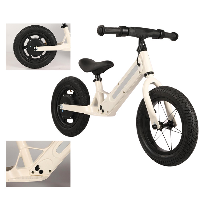 Hot Sale Children Riding Scooter 12 inch Electric Bicycle With Lithium Battery electric Kids Balance Bike