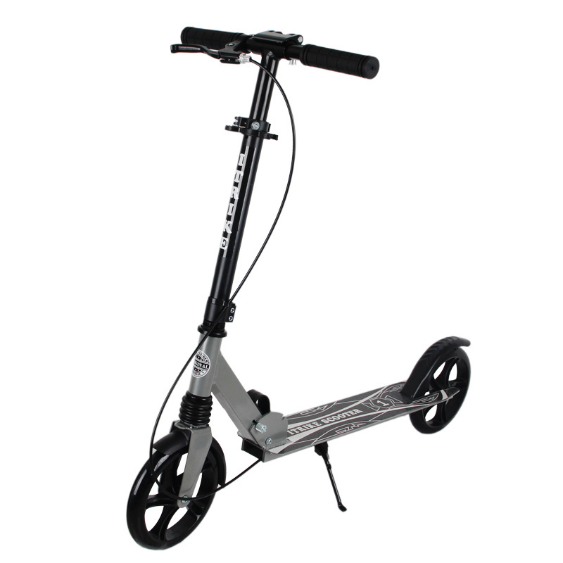 Kick Scooter Adult Big Wheel Euro Style Aluminum Street patinetas Scooters  Two Wheel Scooter