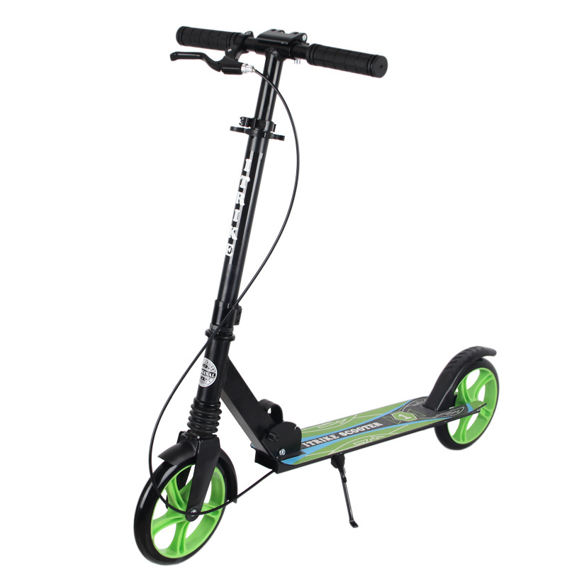 Kick Scooter Adult Big Wheel Euro Style Aluminum Street patinetas Scooters  Two Wheel Scooter