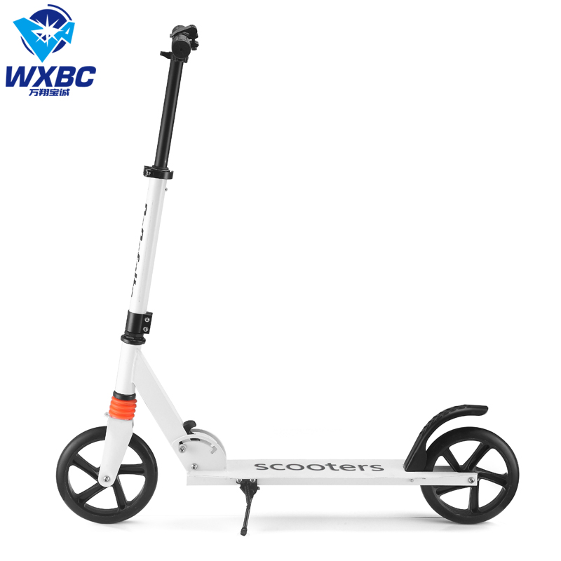 New Model Folding Adult Kick Foot Scooter with 200mm Big Wheels for Outdoor Sports