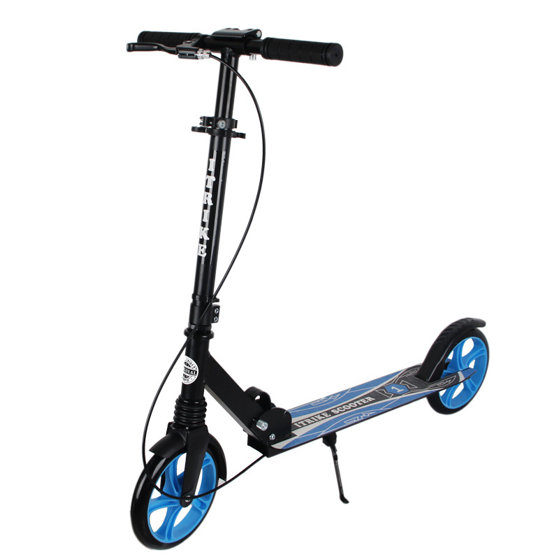 Kick Scooter Adult Big Wheel Euro Style Aluminum Street patinetas Scooters  Two Wheel Scooter