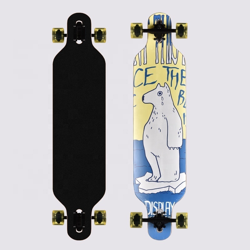 Manufacturer Direct Sale Freestyle Design High Quality Longboard Skateboard With Multiple Color For Adults