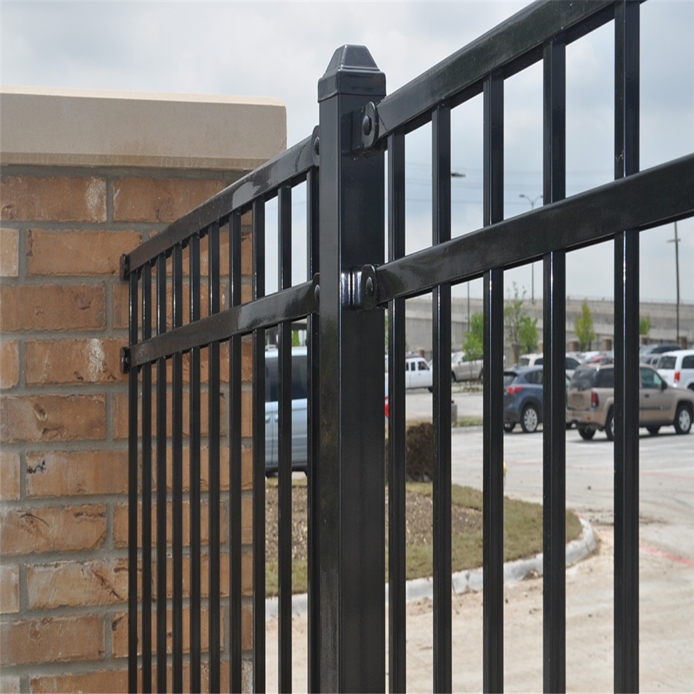 Aluminum fence panels posts gates hardware