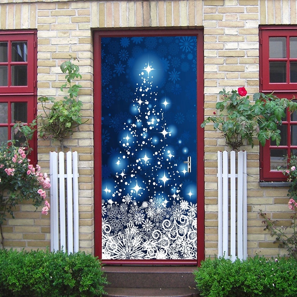 Custom printing fashion popular door decoration 3d wallpaper murals