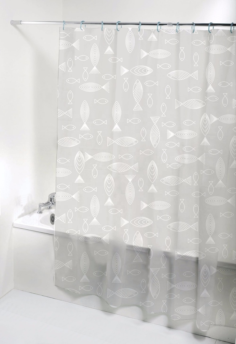 Cheap custom made PEVA clear shower curtain liner