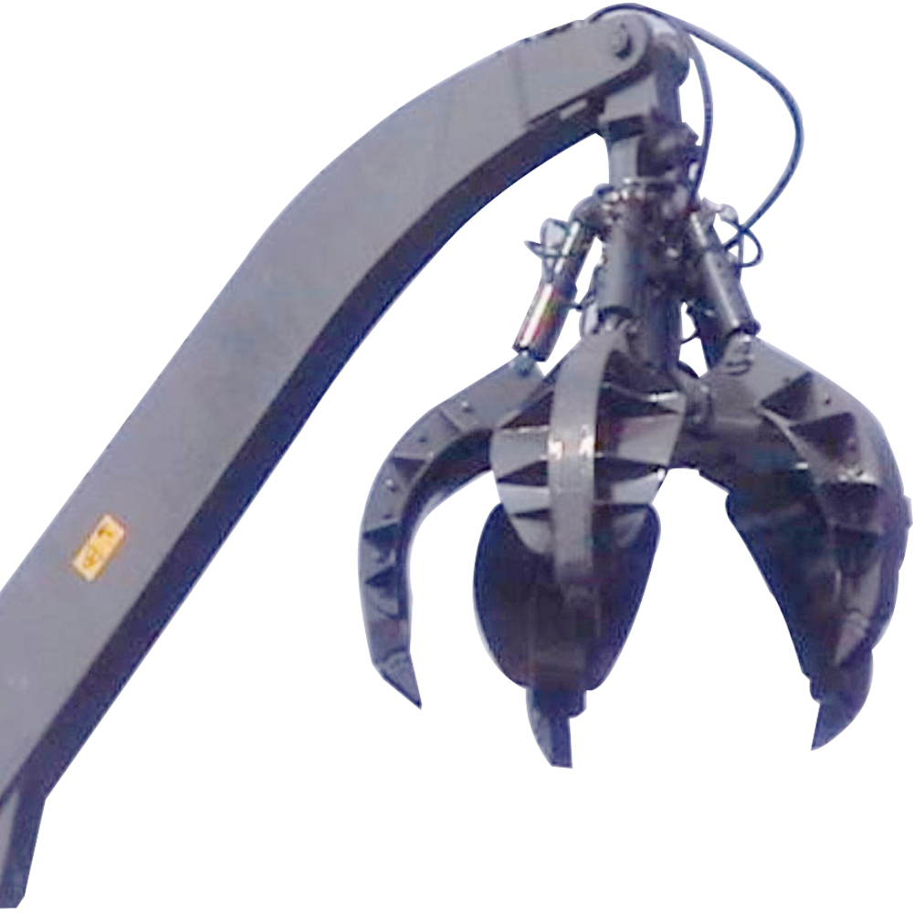 5-47T excavator grab stone grapple Hydraulic grab bucket scrap metal claws orange peel Grapple four claw waste steel iron grab