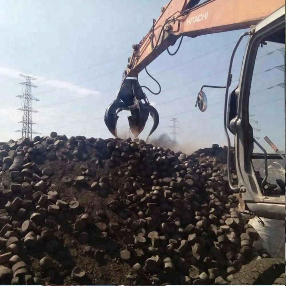 5-47T excavator grab stone grapple Hydraulic grab bucket scrap metal claws orange peel Grapple four claw waste steel iron grab