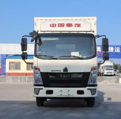 Sinotruk Howo 4x2  6 Wheeler 5 8 10 Tons Light Duty Cargo Van Truck