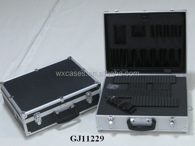 strong and portable aluminium toolbox with Removable Diced Foam inside From Nanhai,Foshan,Guangdong,China