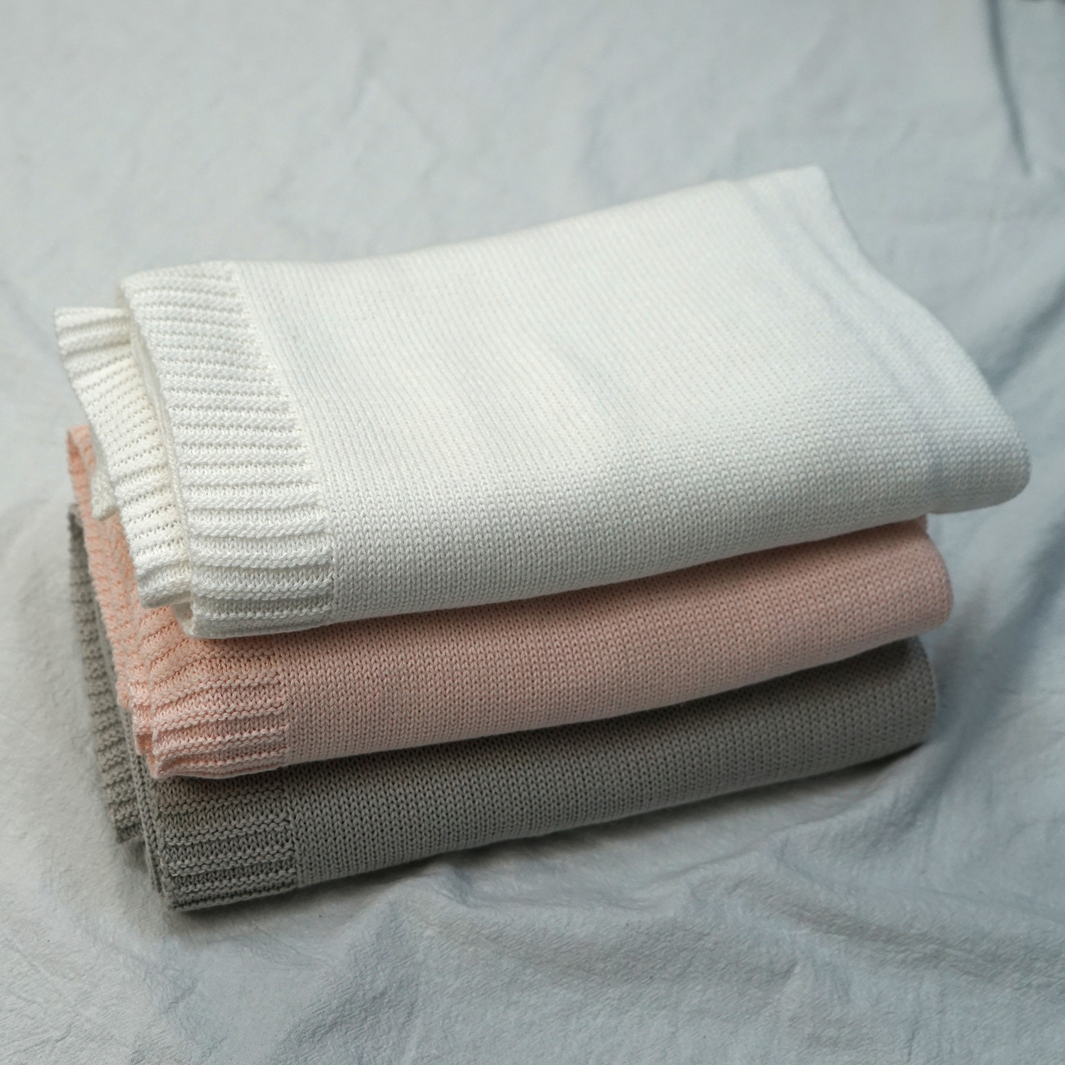 Cooling Baby Blanket - Cable Knit Toddler Blanket - Rayon Derived from Bamboo, Soft and Breathable 30x40 Blanket