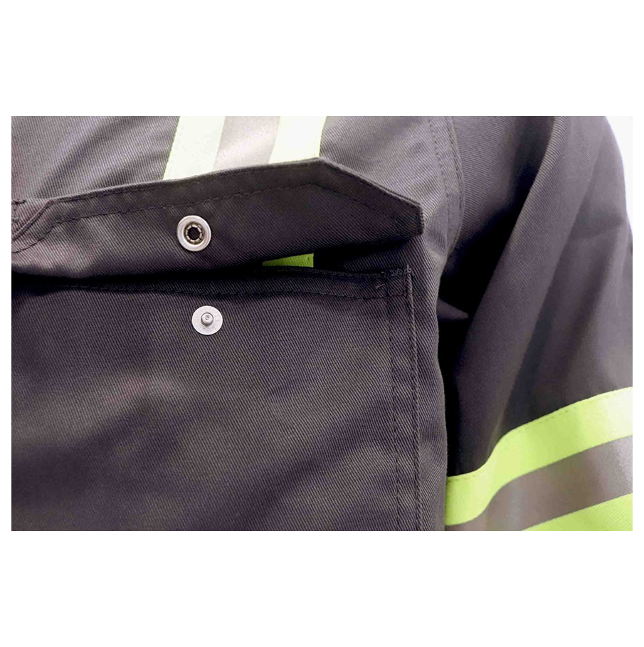 Wholesale NFPA 2112 FR Flame Retardant Clothing 100% Cotton Fire Resistant Reflective Tape Shirt Fire proof Industrial Workwear