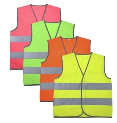 EN 1150  High Visibility Kids Safety Uniform Child Safety Vest Surveyor Safety Vest  Kids Reflective Vest