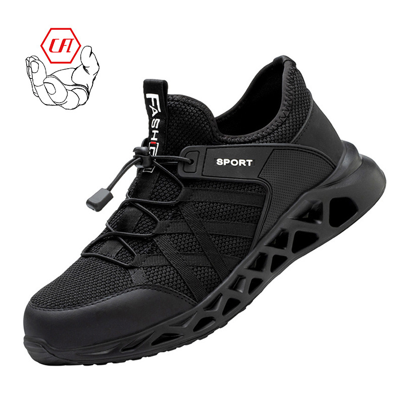 Breathable Super Soft Steel Toe Safety Shoe for Men Women Work Shoes Slip-Resistant Industrial Construction Work Shoes For Man