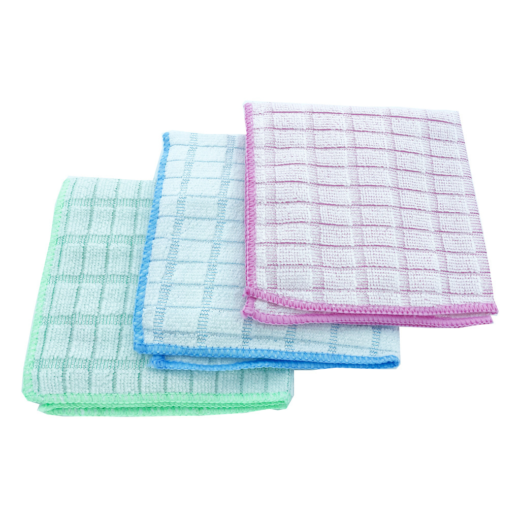 Dish Cleaning Supermarket Microfiber Kitchen Towel Dust Cleaning Cloth