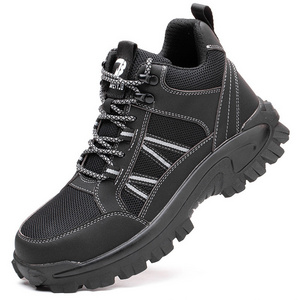 Non- slip Puncture-Proof Safety Shoe Anti-smash Steel Toe Men's Safety Shoes Work Shoes For Man