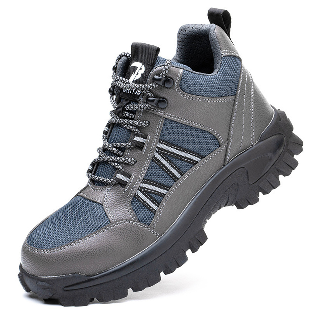 Non- slip Puncture-Proof Safety Shoe Anti-smash Steel Toe Men's Safety Shoes Work Shoes For Man