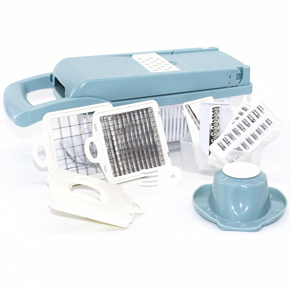 CHRT multifunctional vegetable chopper veggie shredder grater 12 in 1 Mandolin vegetable chopper slicer chopper Spiralizer